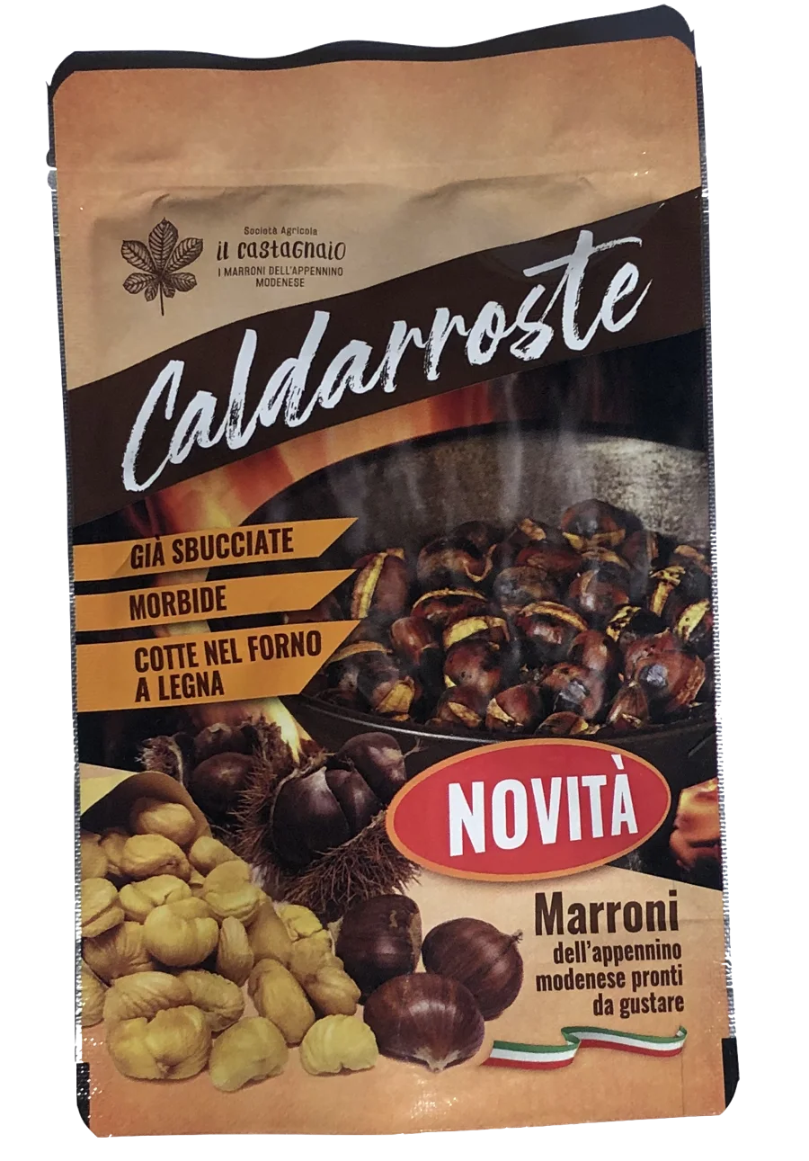 Confezione grande di caldarroste sbucciate Il Castagnaio
